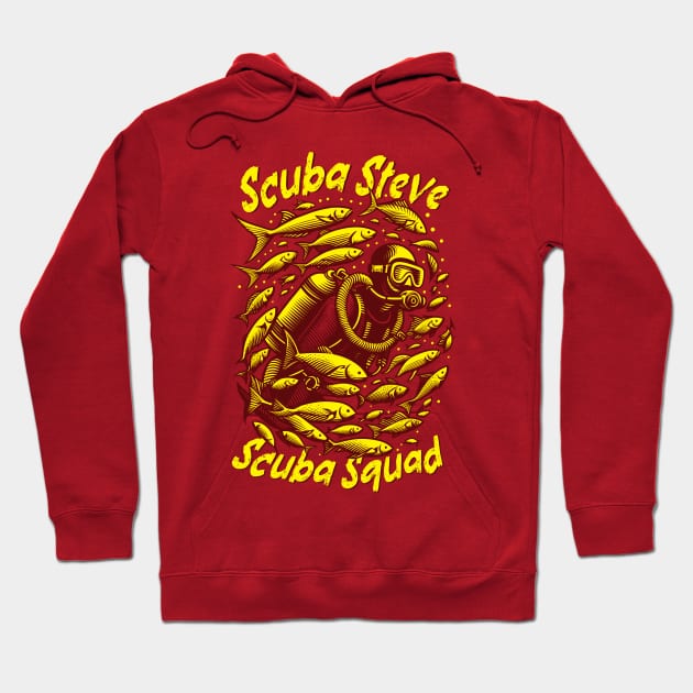 Scuba Steve Scuba Squad Hoodie by Trendsdk